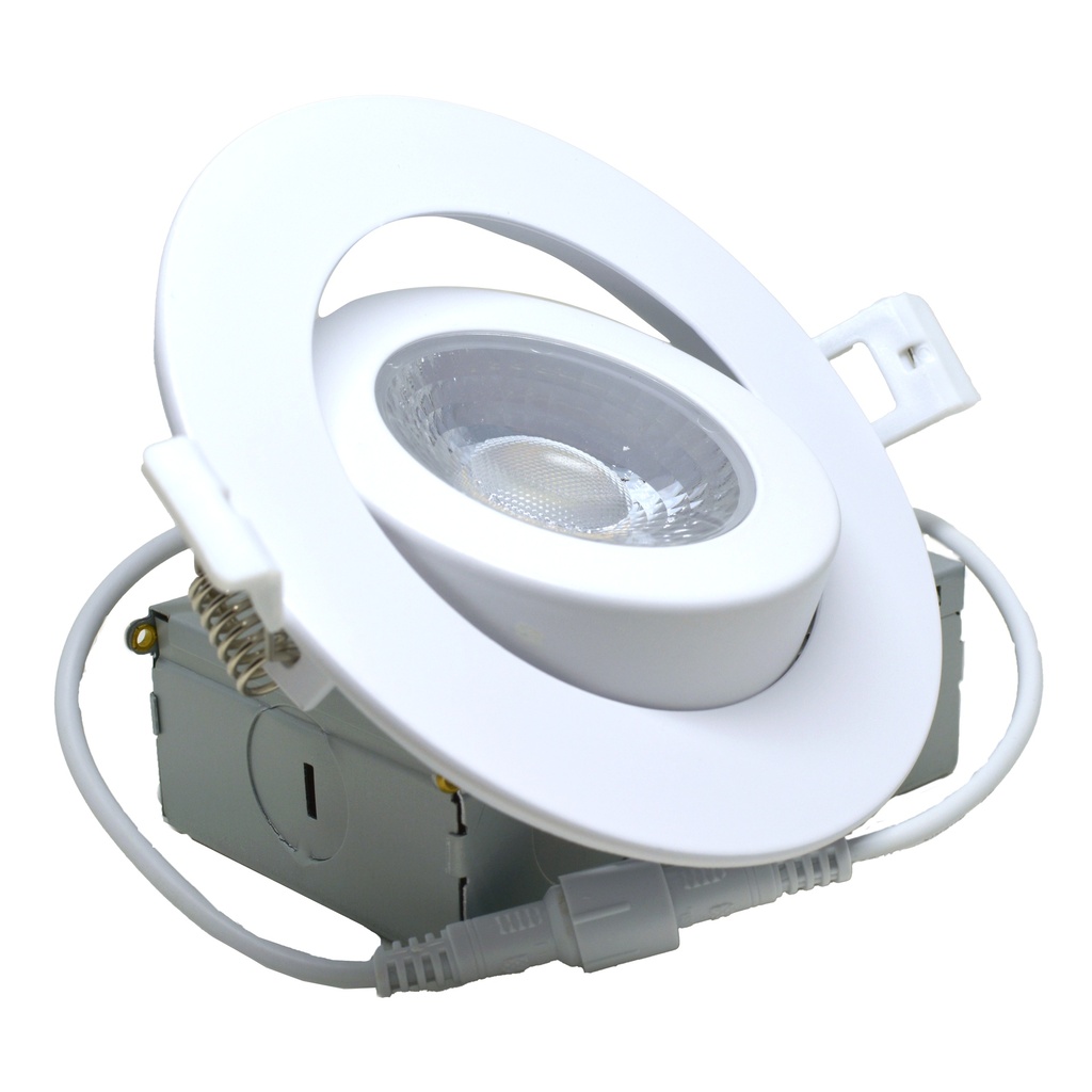 Encastré orientable DEL, 9 watts, /3000K/4000K/5000K
