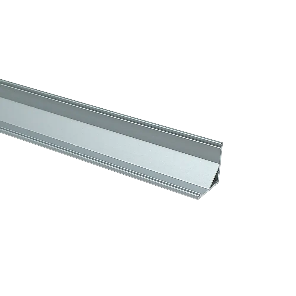 Moulure en aluminium, modèle à angle