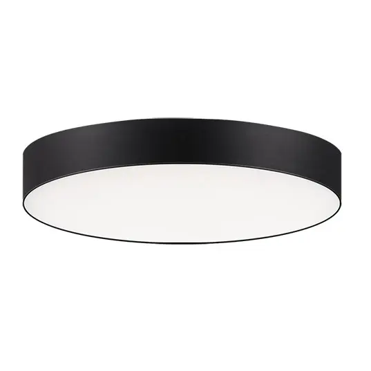 Luminaire DEL rond 5" à montage affleurant, 12,5 watts, 3000K, finition noire - Maxim Lighting