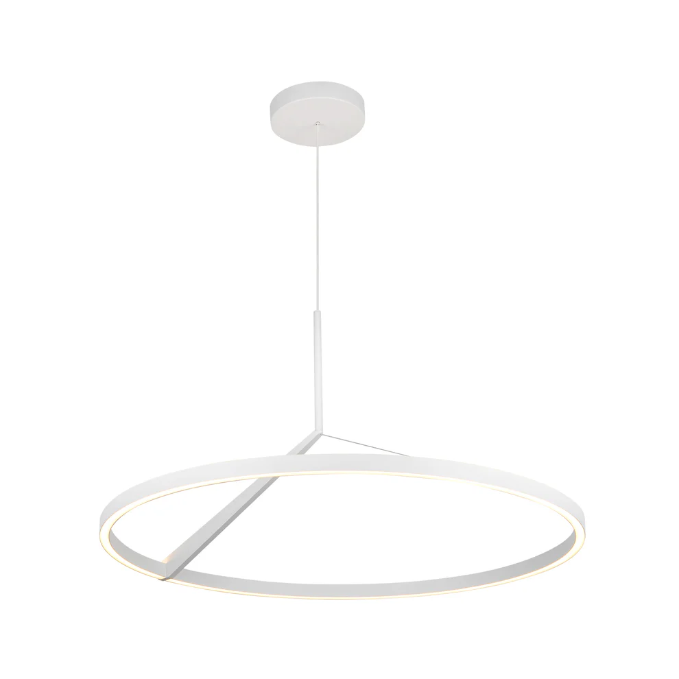Roda, Suspendu 31", 50 watts, 3WCCT, finition blanche - Kuzco