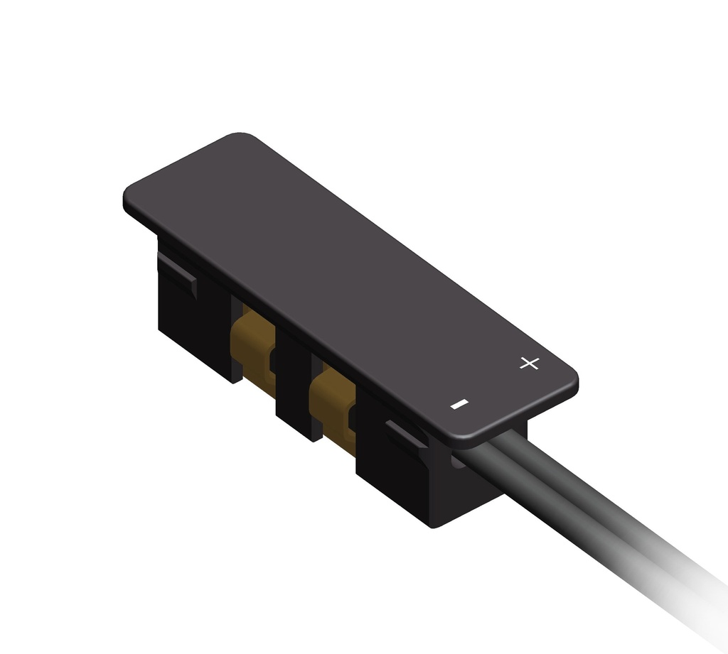 Cable d'alimentation avec connecteur pour mini rail