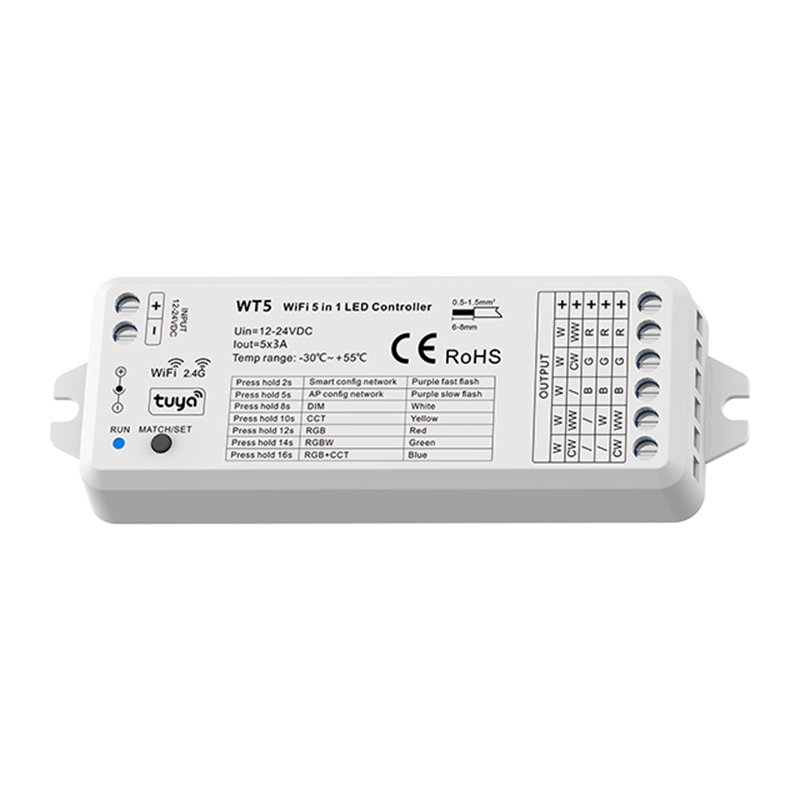 Contrôleur wifi, 2 à 5 canaux
