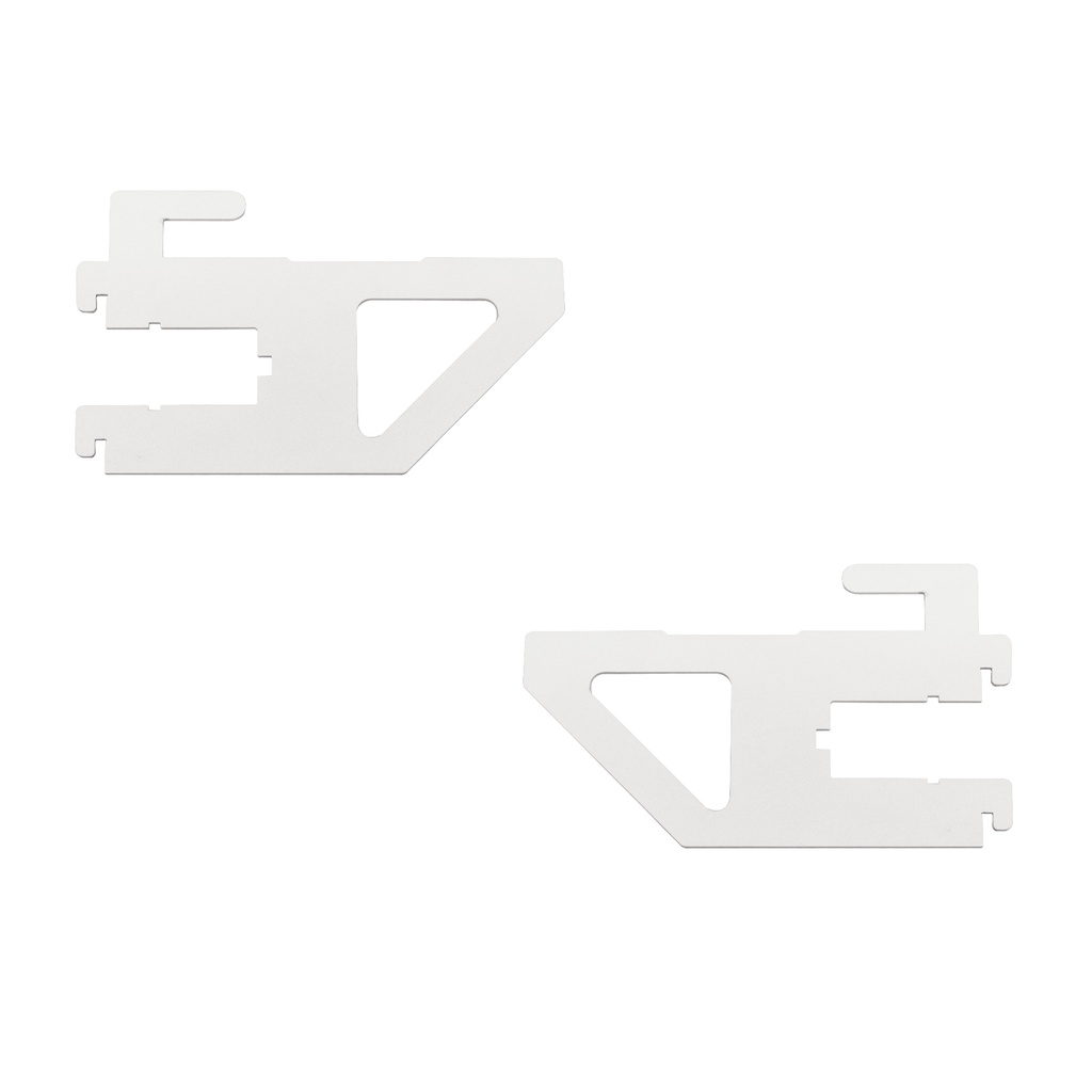 Support amovible pour tablette de verre, droit
