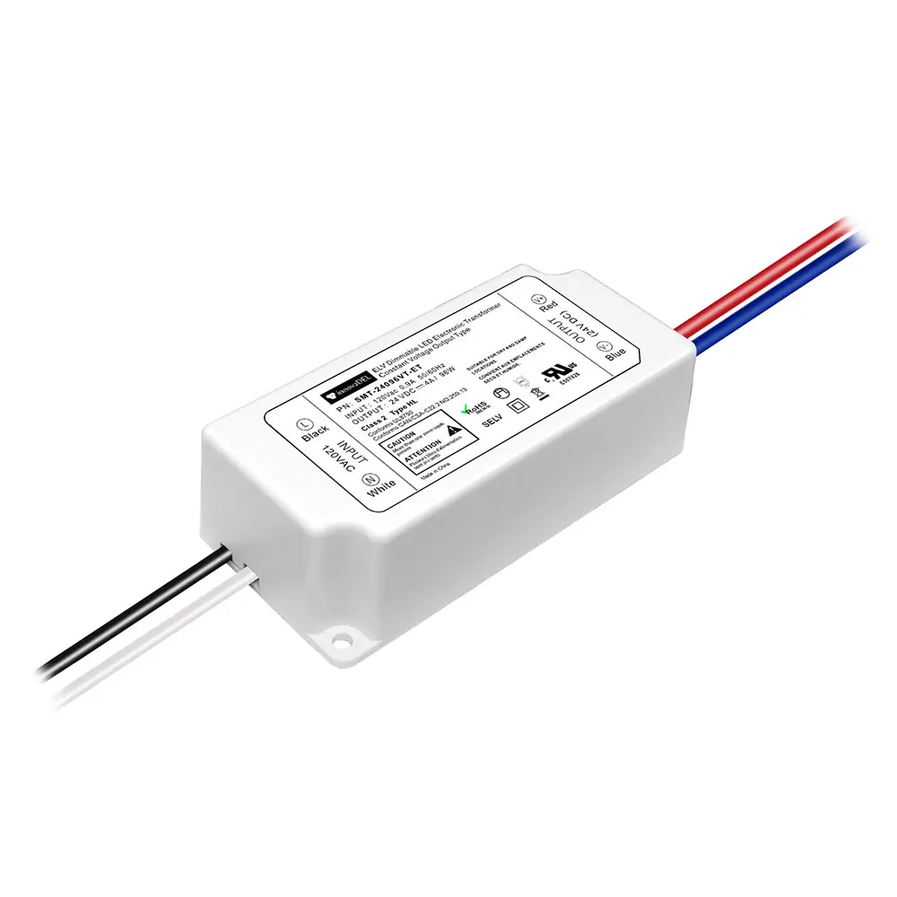 Transformateur gradable, 24 volts, 96 watts, petit format