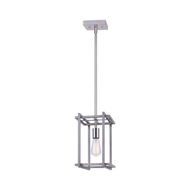 Luminaire suspendu, finition gris foncé, 1 x A, 60 watts