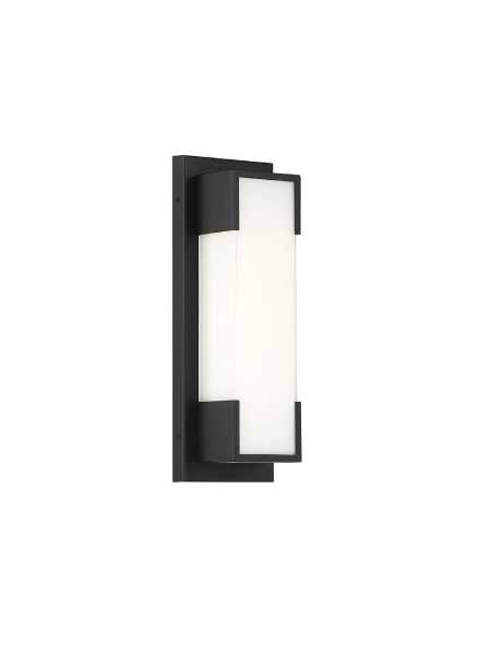 Luminaire mural DEL, finition noire, 15 watts, 3000K