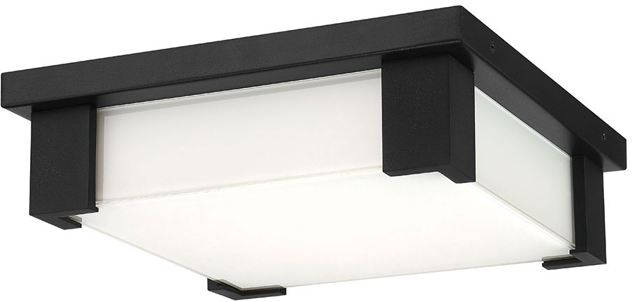 Plafonnier DEL, finition noire, 25 watts, 3000K