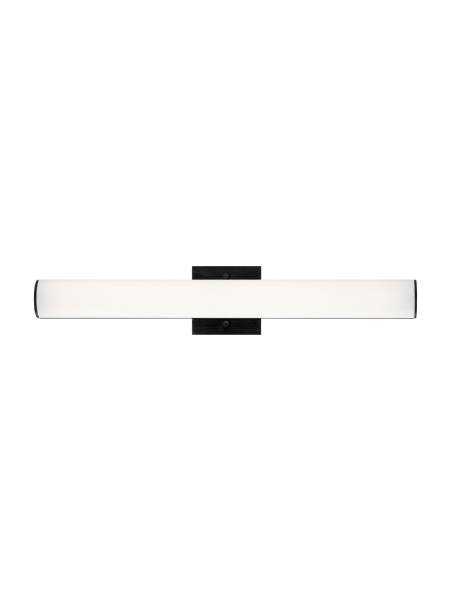 Luminaire mural DEL, finition noire, 24 watts, 3000K