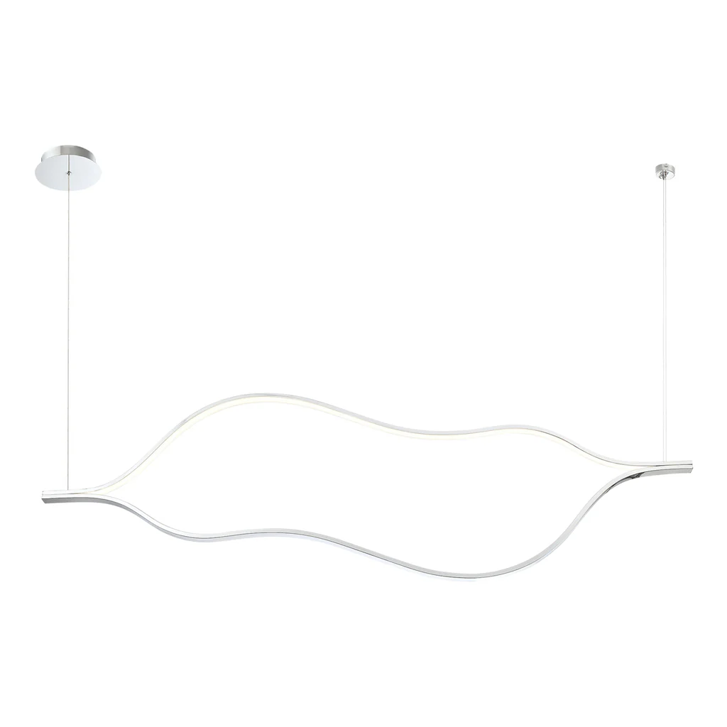 Luminaire suspendu DEL, finition grise, 30 watts, 3000K