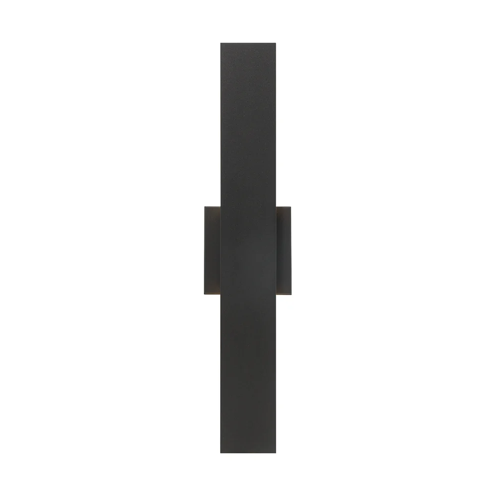 Luminaire mural DEL, 21 watts, 3000K, finition noir satiné