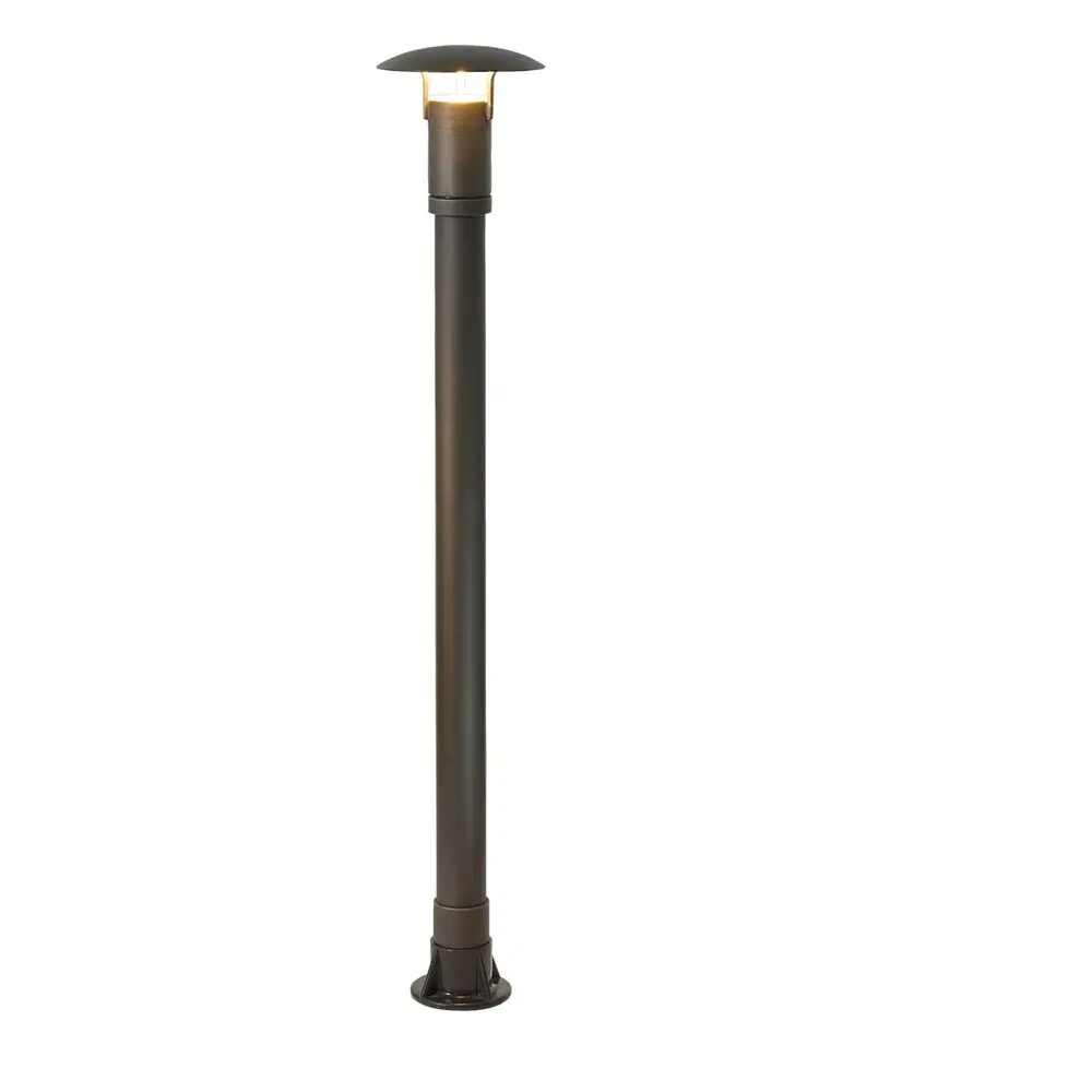 Luminaire extérieur de sol DEL, finition bronze, 3 watts, 2700K