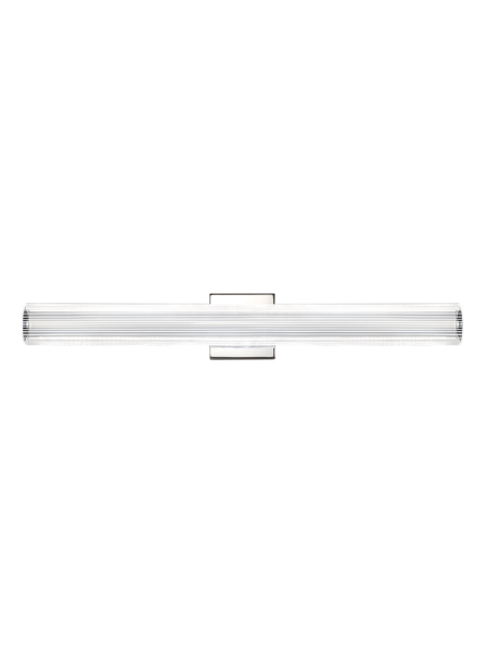 Luminaire mural DEL, 24 watts, 3000K, finition chrome