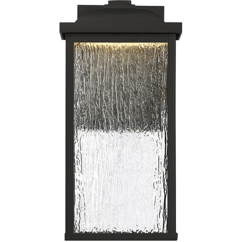 Luminaire mural extérieur DEL, 8 watts, 3000K, finition noire
