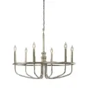 Luminaire suspendu DEL, 60 watts, Finition nickel brossé