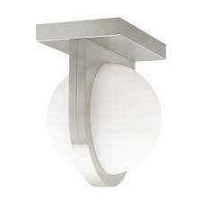 Luminaire mural DEL, finition nickel satiné, 24 watts, 3000K