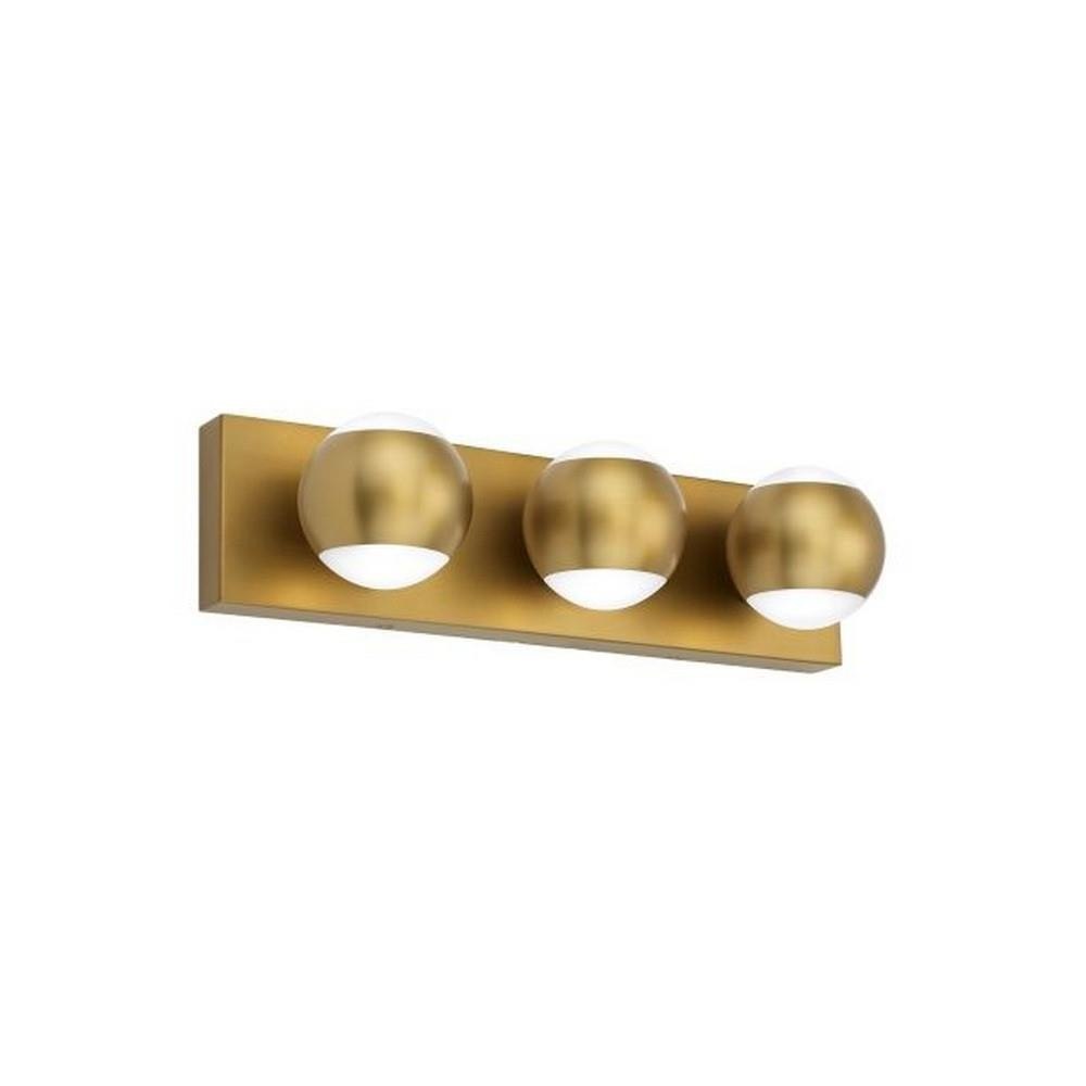 Luminaire mural DEL, finition laiton, 35 watts, 3000K