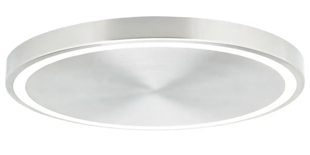Luminaire mural DEL, finition nickel satiné, 35 watts, 3000K