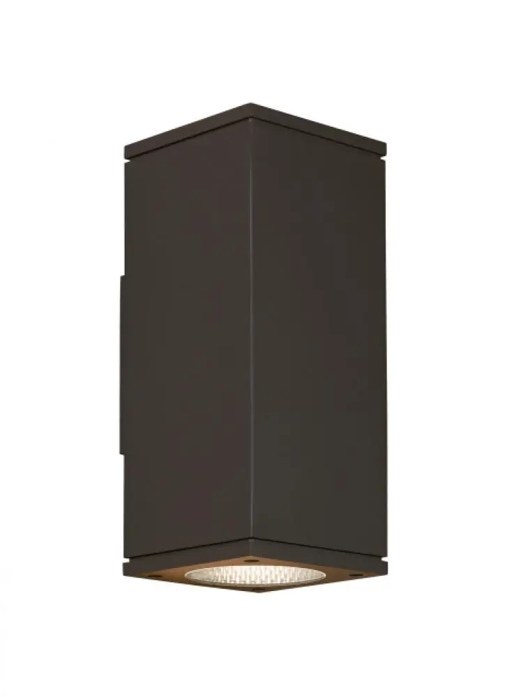 Luminaire mural extérieur DEL, finition bronze, 15,6 watts, 3000K