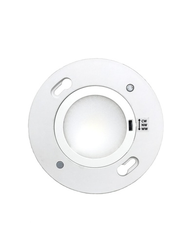 [RON-S310D-24V-CCT] Rondelle série 310D, 3 watts, 24 volts, ajustable 3000K, 4000K et 5000K, connecteur dupont