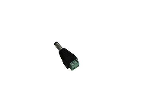 [CON-DC-MALE] Connecteur DC rond mâle avec bornier à vis