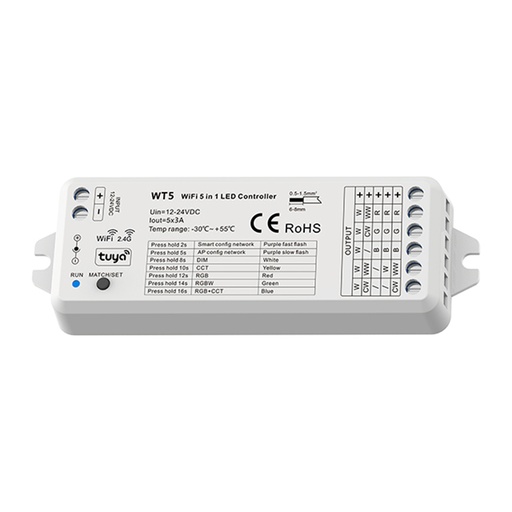 [CONT-WIFI-G3] Contrôleur wifi, 2 à 5 canaux