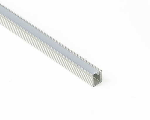 Moulure en aluminium avec diffuseur givré, modèle étroit