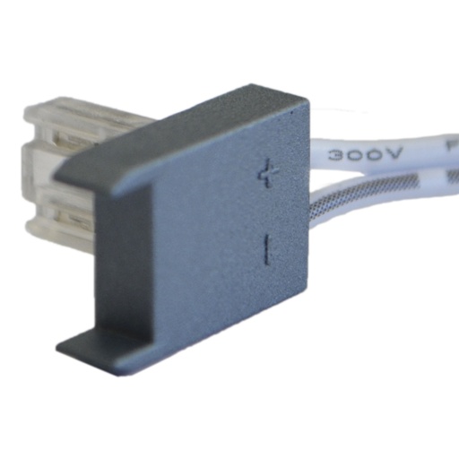 [FLEX-MOUL-1015-CON] Connecteur et bouchon de bout pour moulure 1015