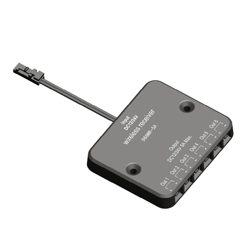 [INTER-RECEIVER-WIRELESS-5A] Récepteur sans fil pour interrupteur, 5 ampères