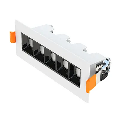[EN-SQ10-5CCT-WH/BK] Encastré DEL, 10 watts, 5 CCT, finition blanche et noire
