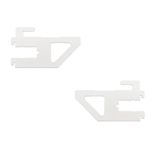 [TRACK-SH-GLASS-R] Support amovible pour tablette de verre, droit