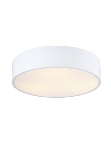 [32694-017] Plafonnier DEL, finition blanche acrylique, 30watts, 3000K