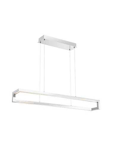 [35727-019-DEMO] Luminaire suspendu DEL, 33 wats, 3000K, finition chrome