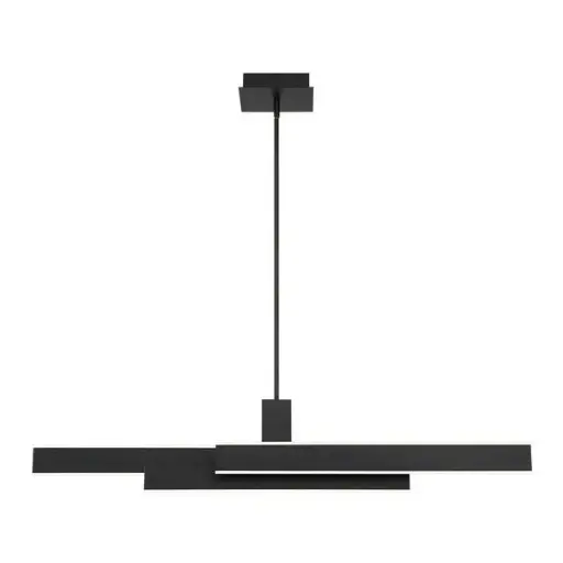 [37064-013] Luminaire suspendu DEL, finition noire mat, 74 watts, 3000K