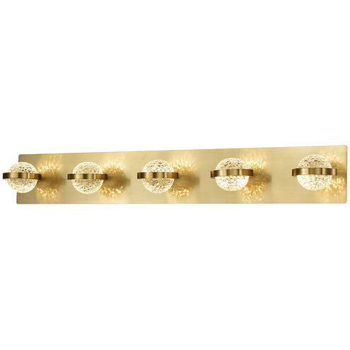 [37071-028] Luminaire mural DEL, finition or, 25 watts, 3000K