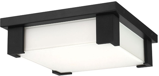 [37075-019] Plafonnier DEL, finition noire, 25 watts, 3000K