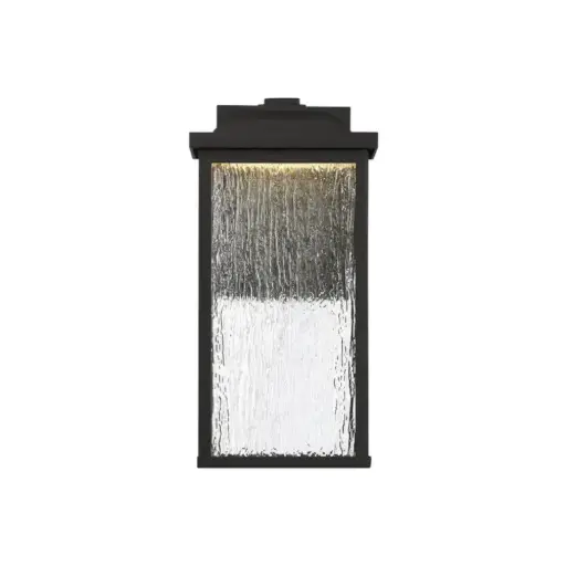 [44476-014] Luminaire mural extérieur DEL, 8 watts, 3000K, finition noire