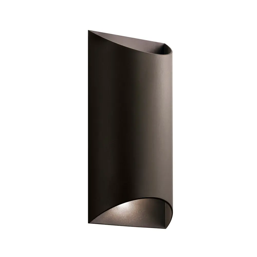 Luminaire mural DEL, finition bronze architectural, 16 watts, 3000K ...