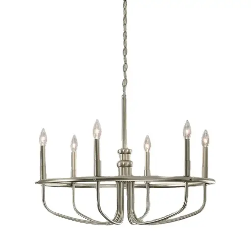 [52304] Luminaire suspendu DEL, 60 watts, Finition nickel brossé