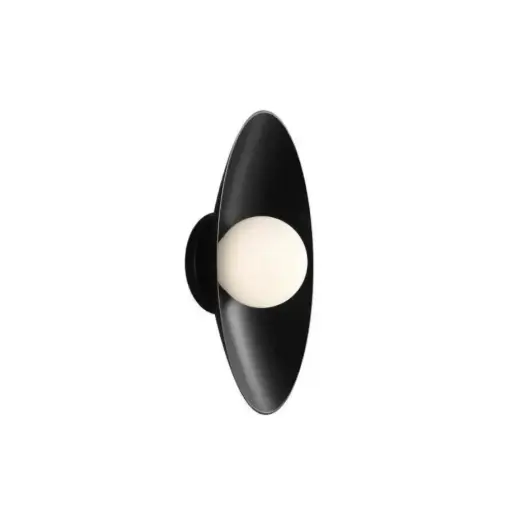 [700WSJNI13BB-LED930] Luminaire mural DEL, finition noire mat, 12,5 watts, 3000K