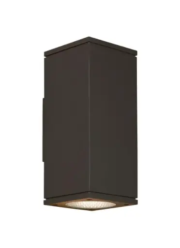 [700OWTEG83012WCZDOUNV] Luminaire mural extérieur DEL, finition bronze, 15,6 watts, 3000K